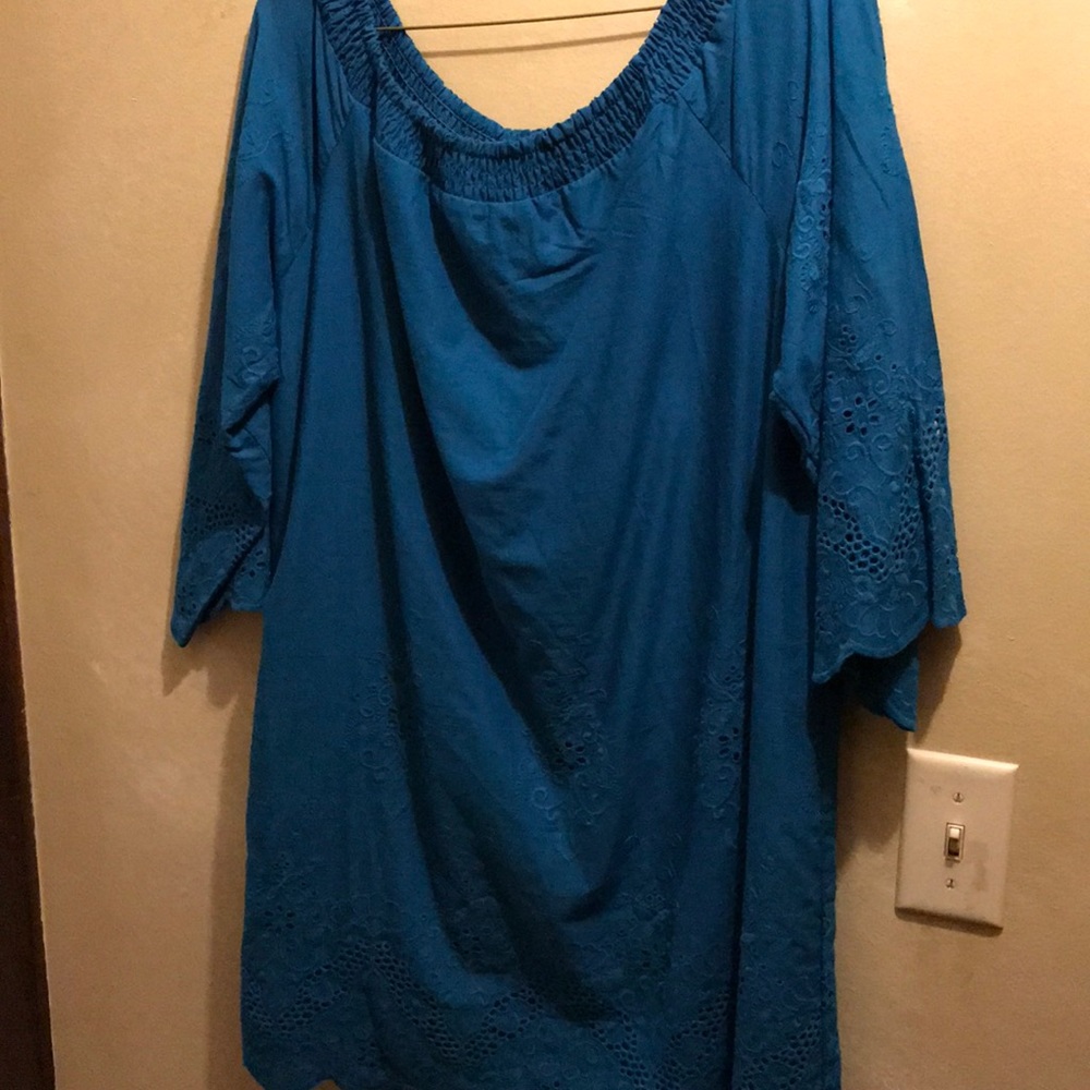 Teal Flying Tomato Dress